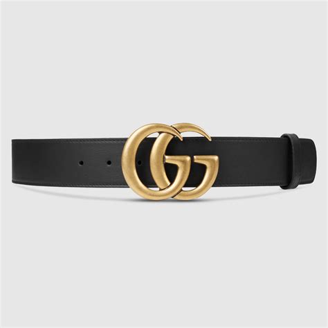 gucci gürteö|Gucci leather belt.